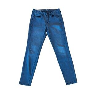 Sonoma Jeans Womens Size 4R Black Curvy Fit Skinny Cotton Blend Stretch